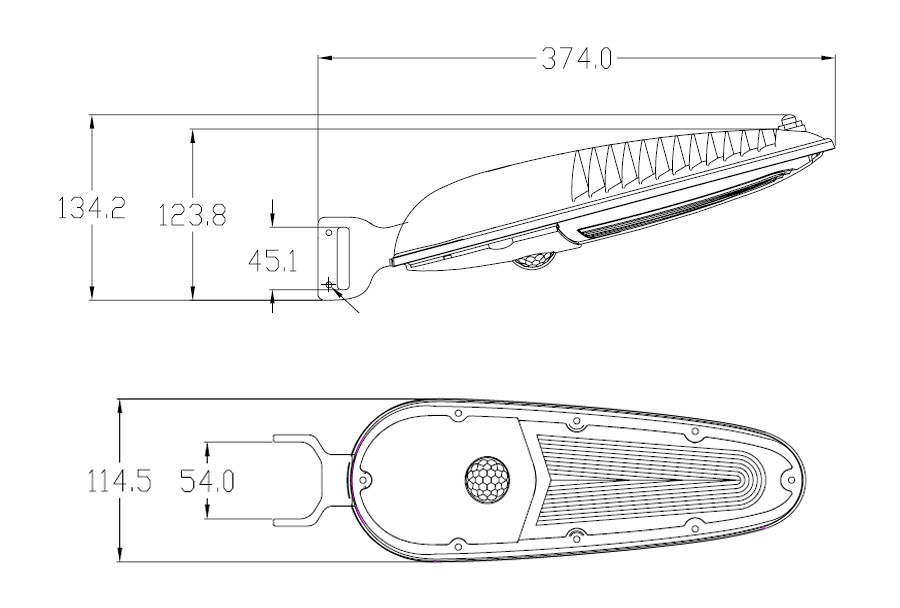 Mini LED Street Light Size Atlas