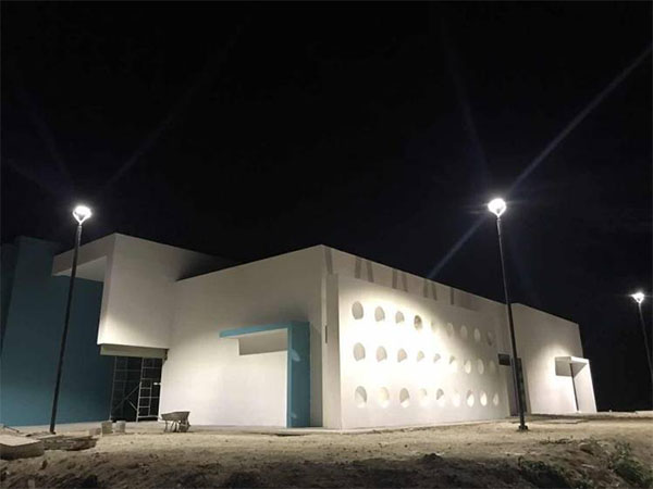 led post top area light for Mexico market  project case 