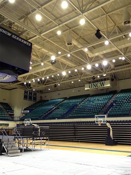 LED High Bay Light American Indoor Stadium project case