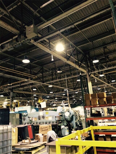 Yaorong LED high bay light in USA project case