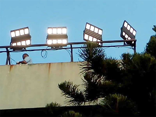 FL675 series led flood light in Macow project case