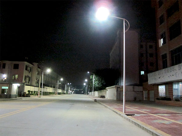 led street light project case in Bihu Road