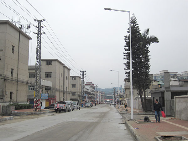 led street light project case in fenggang