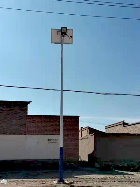Gansu solar street light project case